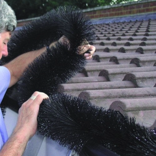 Installing the Hedgehog Gutter Brush