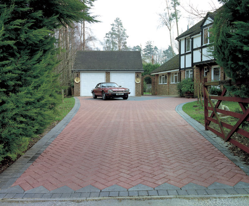 block paving driveway