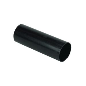 FloPlast Plastic Guttering 68mm Black Round Downpipe 