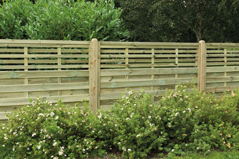 Forest Garden Pressure Treated Decorative Kyoto Fence Panel
