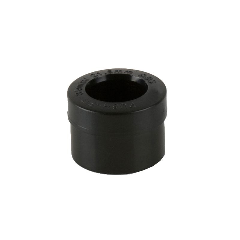 Plastic-Waste-Pipe-Push-Fit-Reducer-40mm-x-21.5mm-Black