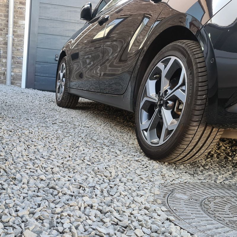 ACO Gravel Grids in a driveway