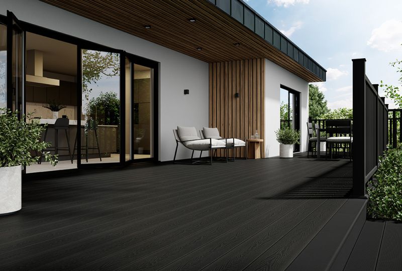 Double-sided composite decking 