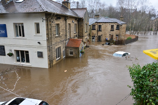 Flooding in Bingley