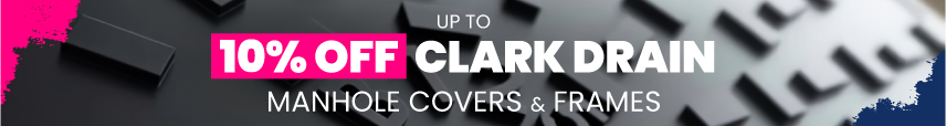 Up to 10% off Clark Drain manhole covers & frames