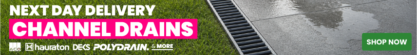 Next day delivery channel drains 