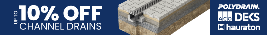 Up to 10% off channel drainage