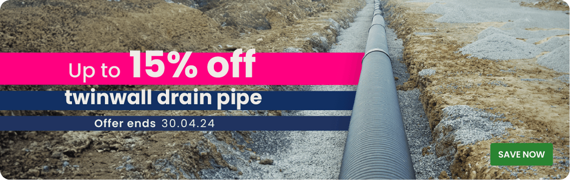 up to 15% off twinwall drain pipe 
