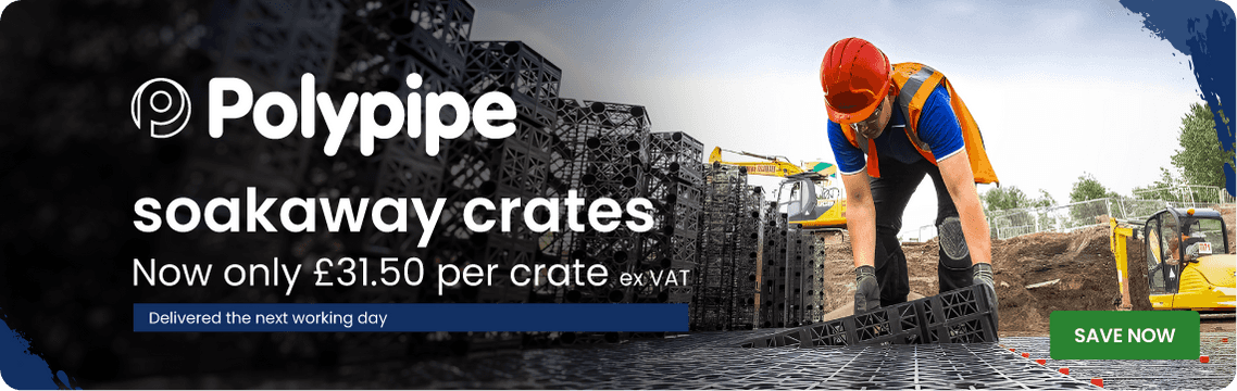 Polypipe soakaway crates  