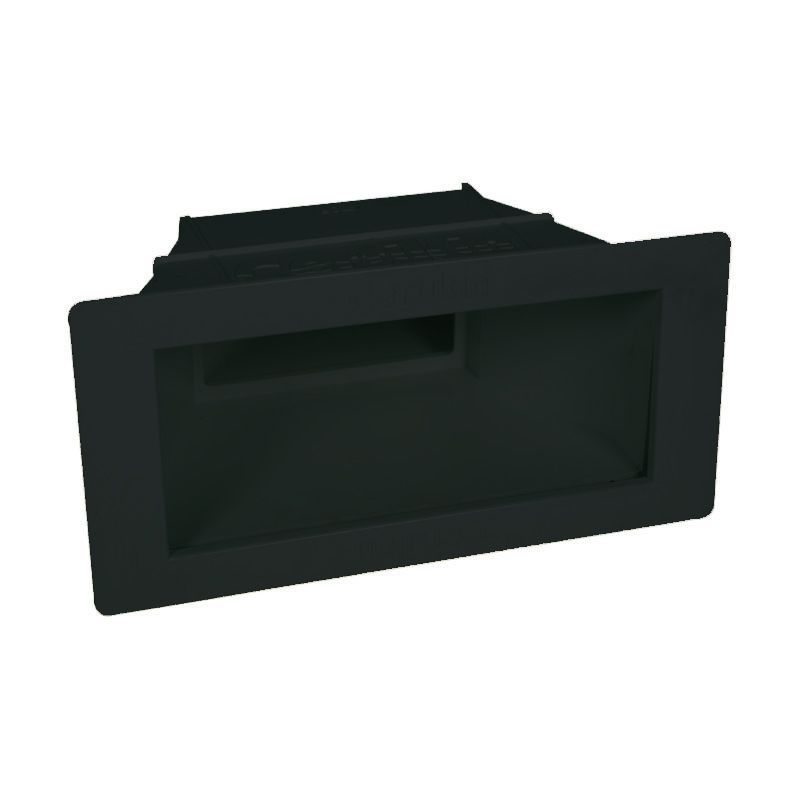 Swimming Pool Skimmer Wide Extension Throat for Concrete Black