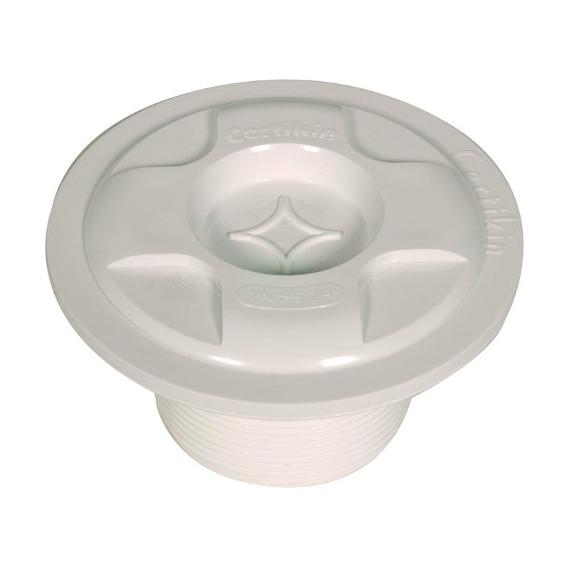 Swimming Pool Wall Inlet with Plug 1.5 Inch Vacuum Point for Concrete