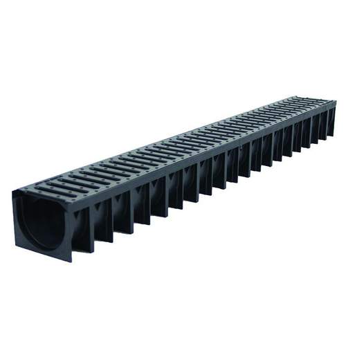 Channel Drainage Domestic with Plastic Grate 1m - Dek Drain | Drainage ...