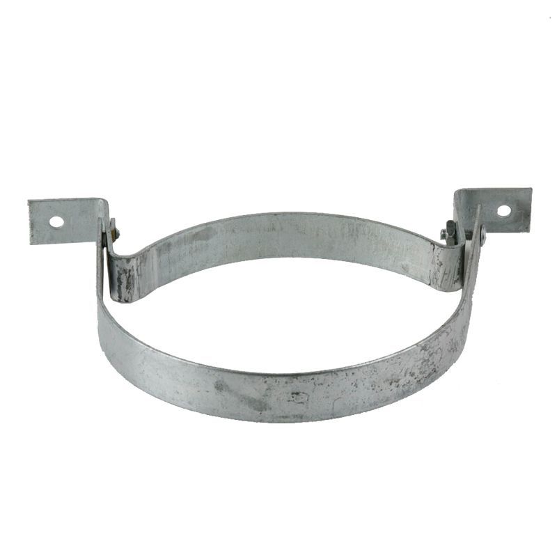 Plastic Guttering Industrial Downpipe Galvanised Metal Bracket 160mm