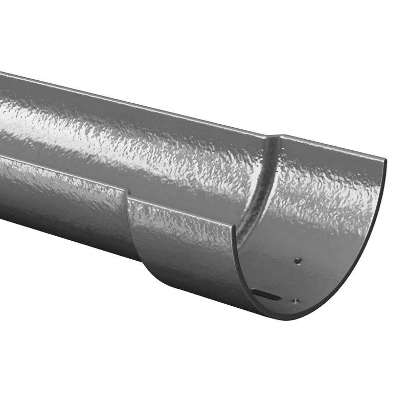 Cast Aluminium Guttering Half Round External Stop End 125mm Plain Drainage Superstore