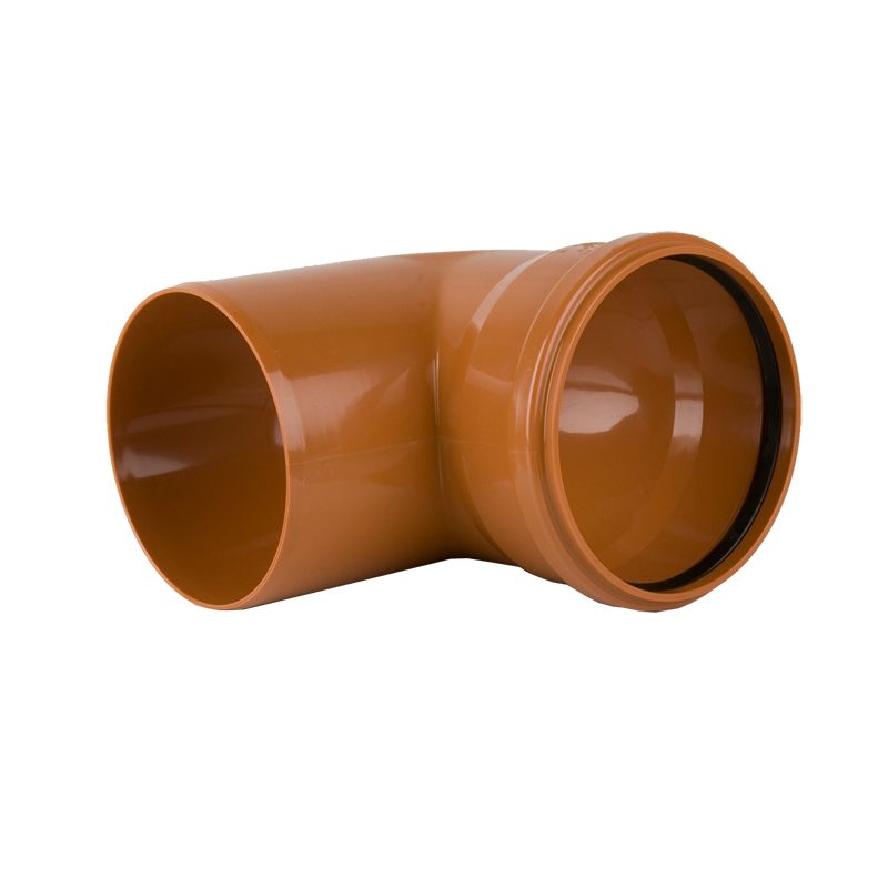Underground Sewer Pipe 87.5 Degree Single Socket Bend 200mm