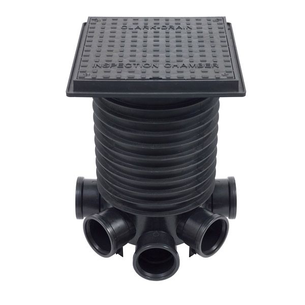 Clark Drain 35kN Plastic Manhole Cover and Frame 438 x 438 x 37mm