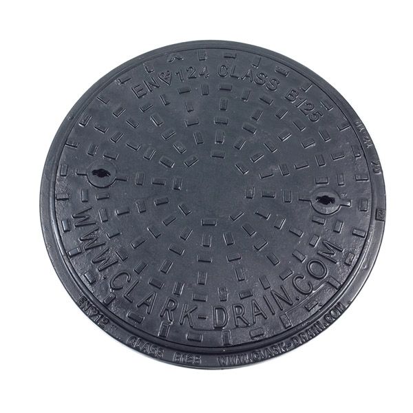 Chamber Loading Class Manhole Cover and Frame Cast Iron 450mm Diameter - B125 Load Class ...