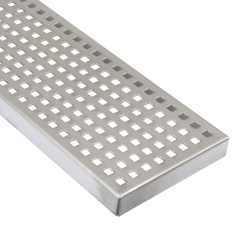 Commercial Linear Channel Drain 1500mm for Sheet Floor End Outlet
