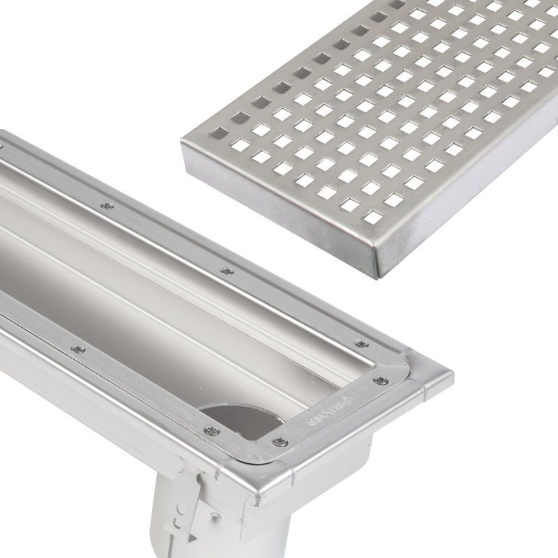 Commercial Linear Channel Drain 3000mm For Sheet Floor End Commercial Linear Channel Drain 3000mm For Sheet Floor End