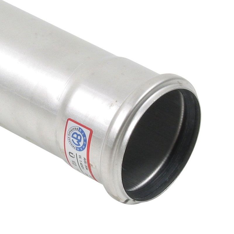 Stainless Steel Pipe 125mm x 500mm 304 Grade Blucher Europipe