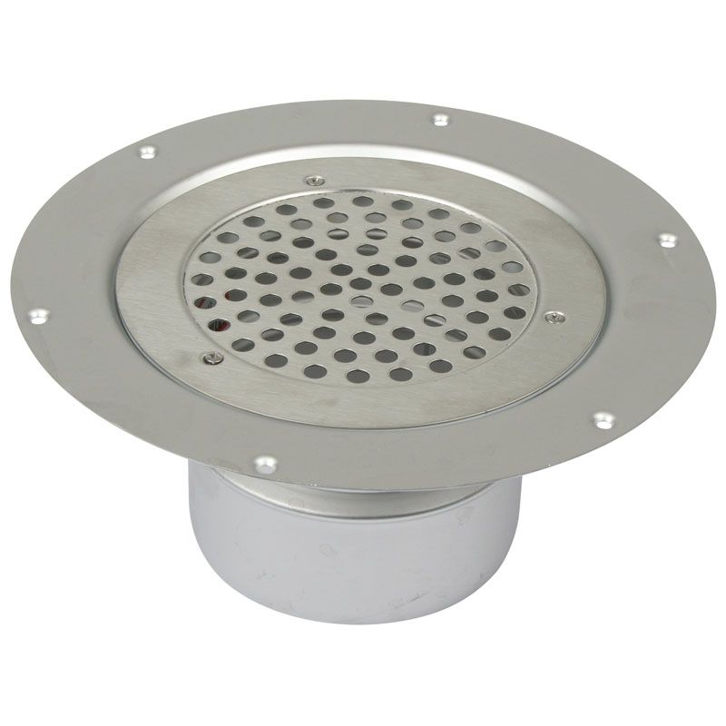 Shower Drain Vertical Circle Gully Stainless Steel 155mm - 110mm ...