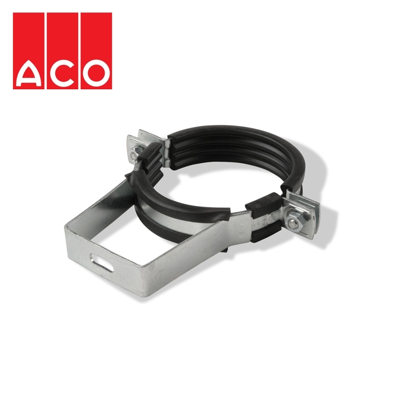 ACO 316 Stainless Steel Pipe Support Bracket with Stirrup 50mm Drainage Superstore