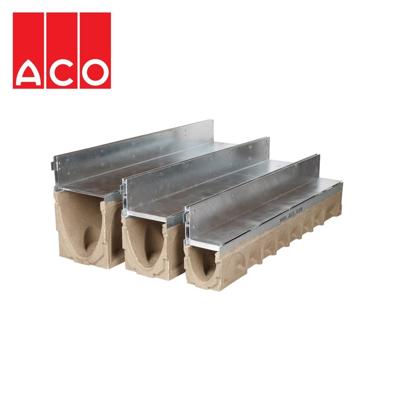 ACO M100D Brick Slot Channel Drain 135mm x 150mm x 1000mm C250 Load Drainage Superstore