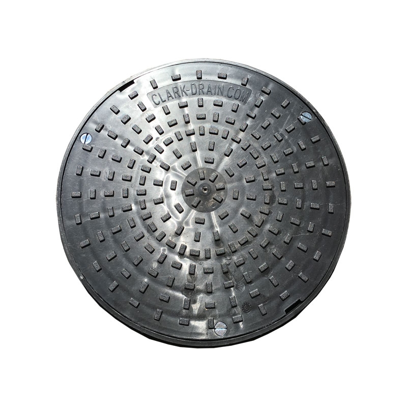 Inspection chamber round manhole cover and frame