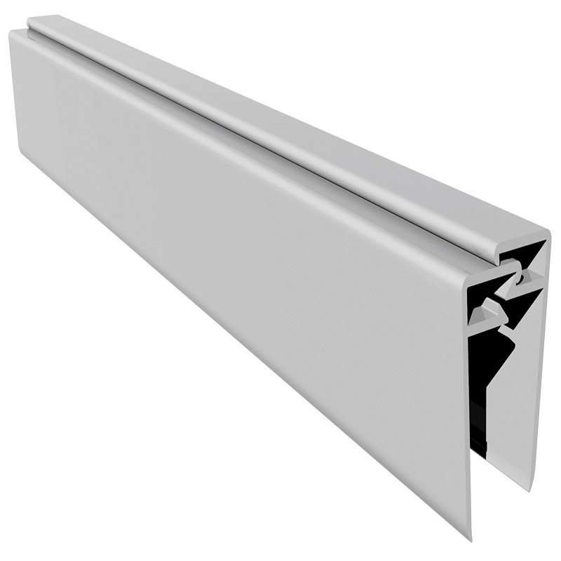 Open Vee uPVC Cladding 2 Part Edge Trim 3m - White | Drainage Superstore