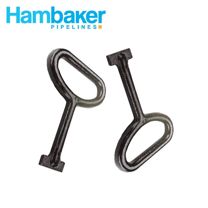 Heavy Duty Hambaker Manhole Cover Cover Loop Handle Lifting Key Pair