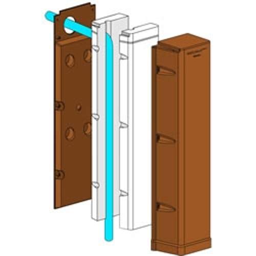 INSUduct External Water Pipe Protection Cover 880mm x 240mm x 150mm