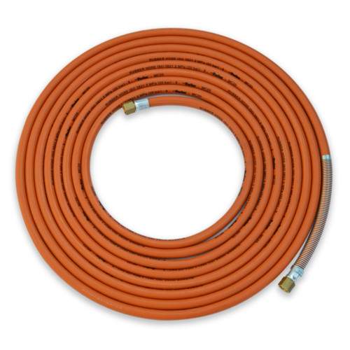 Narcisi Rubber Propane Gas Hose with Fittings 5m Long Drainage