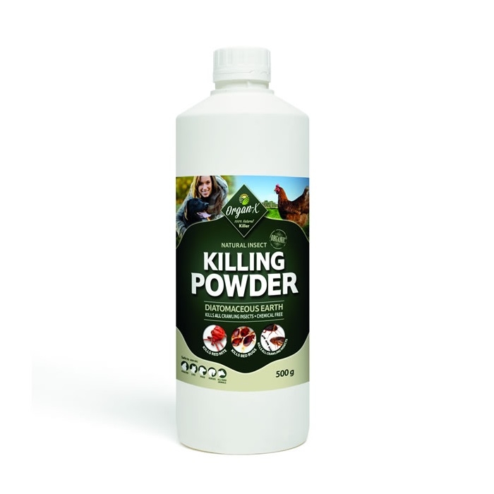 OrganX DesiDust (Diatomaceous Earth) Insect Killing Powder 500g