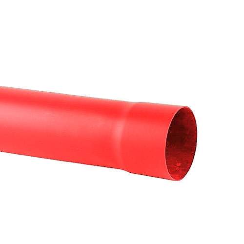 Underground High Voltage Electric Cable Ducting 117mm x 3m Red