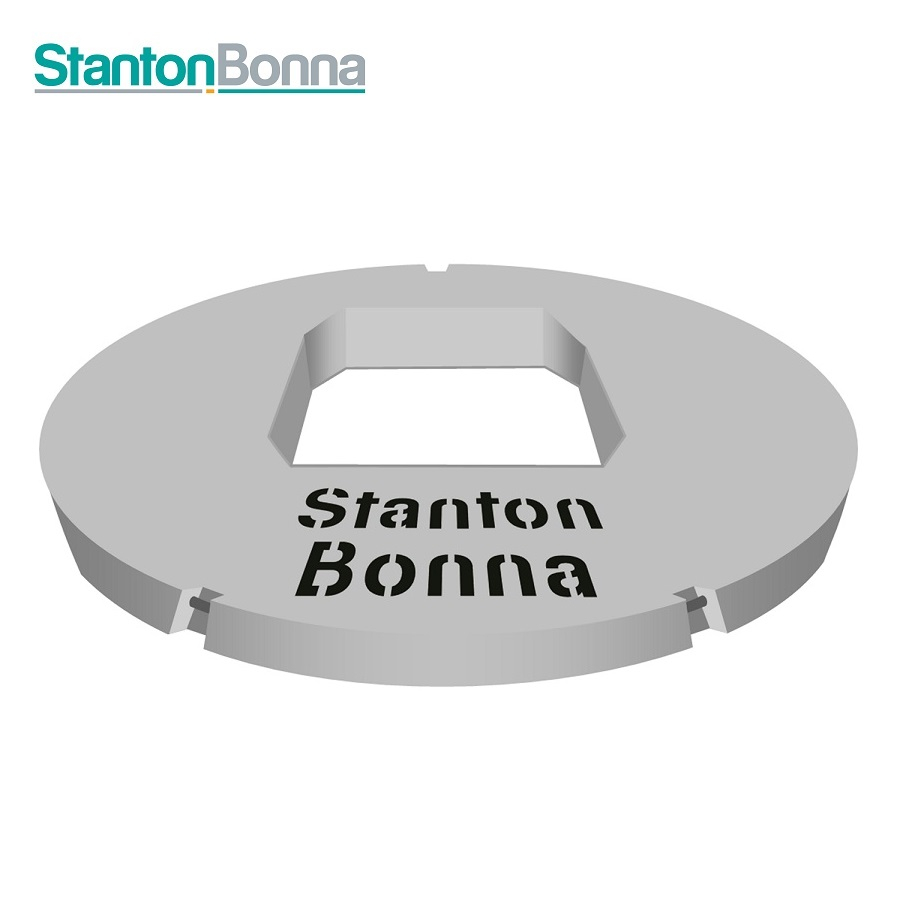 Stanton Bonna 1200mm Concrete Biscuit Cover Slab - 600mm x 600mm