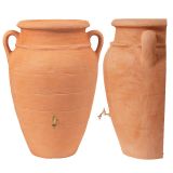 Garden Water Storage Wall Tank Aboveground 260L Amphora - Terracotta