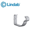 Lindab Half Round Fascia Bracket 100mm Painted Silver Metallic