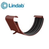 Lindab Half Round Gutter Joint 150mm Painted Tile Red