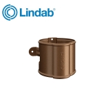 Lindab Round Downpipe Bracket 75mm Painted Copper Metallic