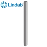 Lindab Guttering Round Downpipe 75mm x 3m Painted Anthracite Metallic