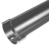 Cast Aluminium Guttering Half Round Alumasc 125mm x 1.83m - Plain