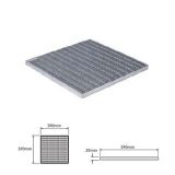 ACO Freedeck Mesh Access Frame Grating - Galvanised Steel