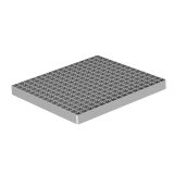 ACO Gully 157 Stainless Steel 304 Grating Plain Mesh 200mm