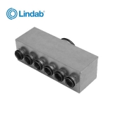 Ventilation Manifold 125mm x 63mm with 6 Ports - Lindab Indomo MHU